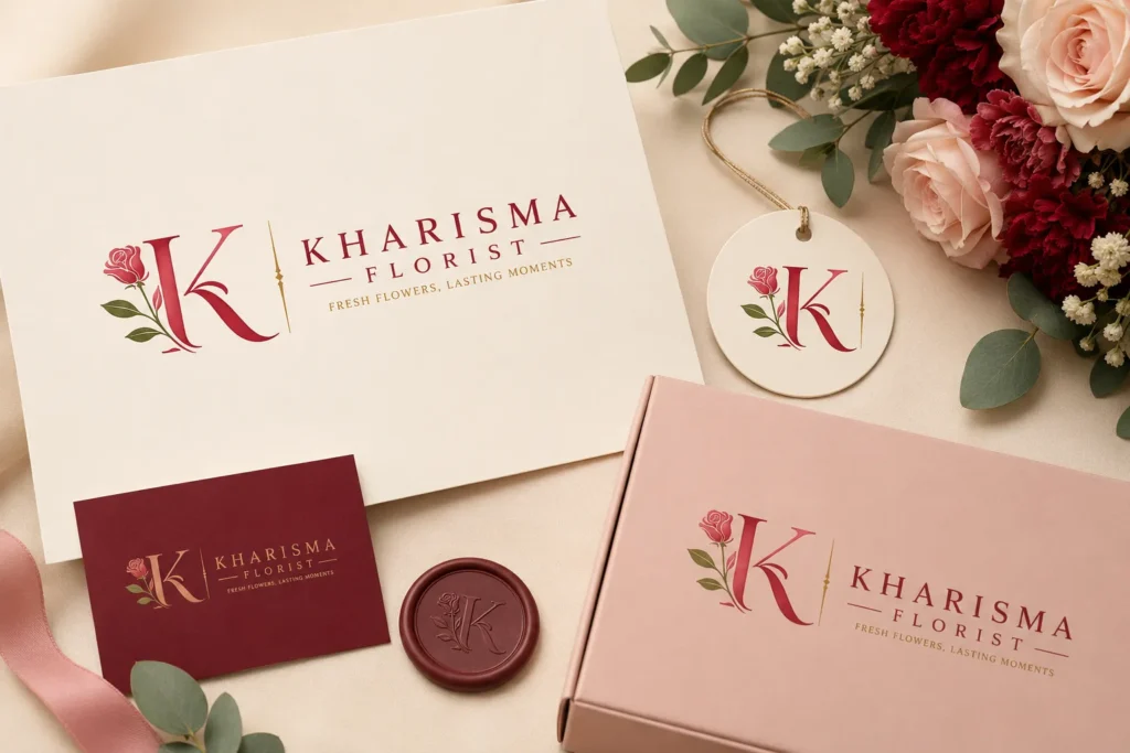 Logo Branding Kharisma Florist