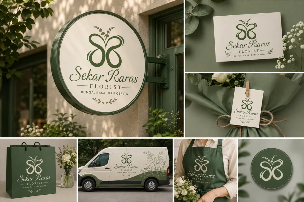 Branding Logo Sekar Raras Florist